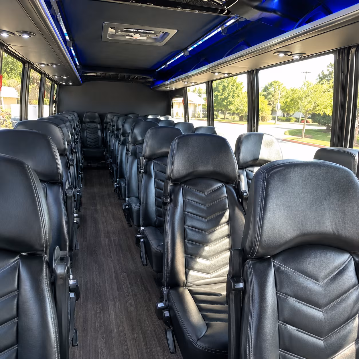 sandy employee transportation onboard seating