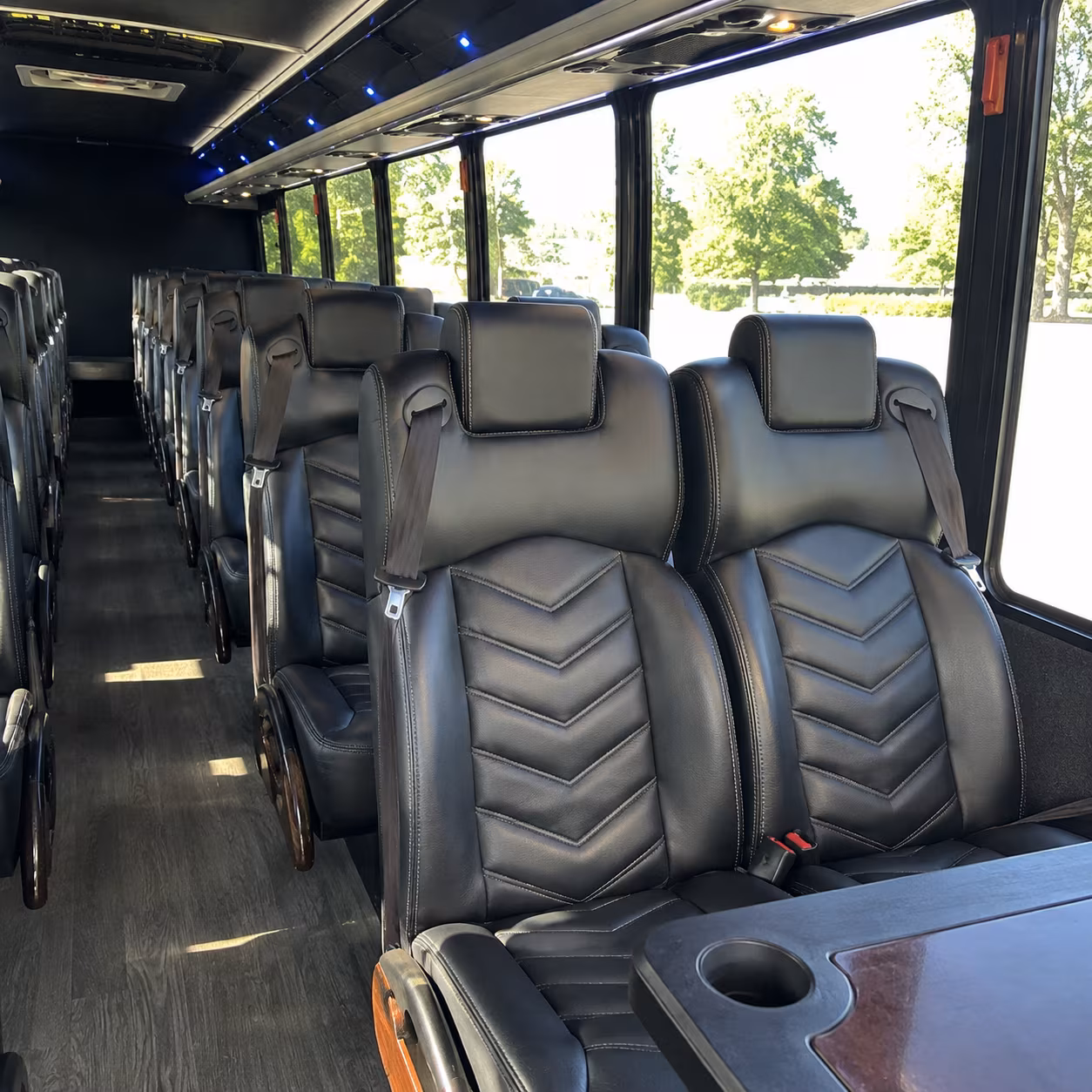 sandy prom transportation onboard seating